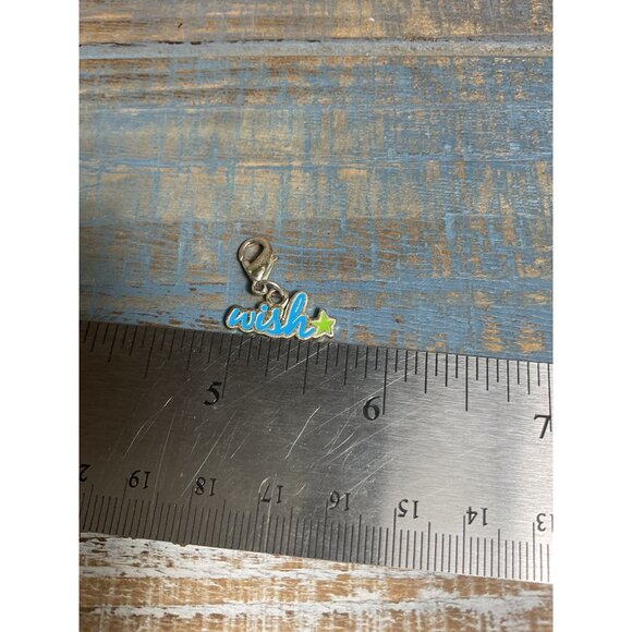 Wish Star Charm Pendant With Lobster Clasp For Bracelets Or Necklaces - Picture 3 of 3